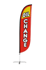 Image of Oil Change Feather Flag