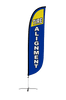 Image of Tire Alignment Feather Flag Blue