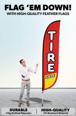 20 Foot Tire Sale Air Dancer with Blower by Look Our Way
