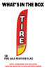 Image of Tire Sale Feather Flag