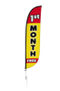 Image of 1st Month Free Feather Flag Yellow