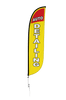 Image of Auto Detailing Feather Flag Yellow