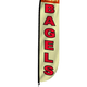 Bagels Feather Flag Yellow