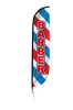 Image of Barber Shop Feather Flag
