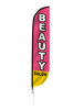Image of Beauty Salon Feather Flag Pink