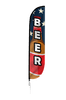 Image of Beer Feather Flag Red White Blue
