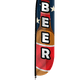 Beer Feather Flag Red White Blue