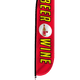 Beer & Wine Feather Flag