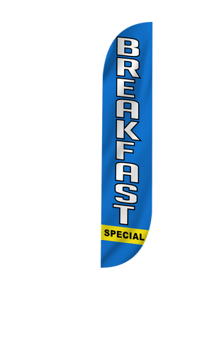 Breakfast Special Feather Flag