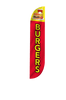 Image of Burgers Feather Flag Red