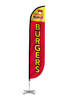 Image of Burgers Feather Flag Red