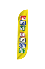 Day Care Feather Flag Blocks