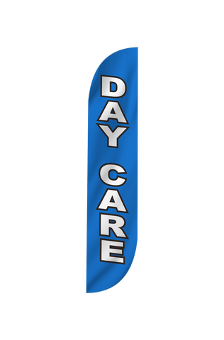 Day Care Feather Flag Blue