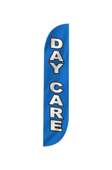 Day Care Feather Flag Blue