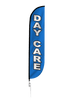 Image of Day Care Feather Flag Blue