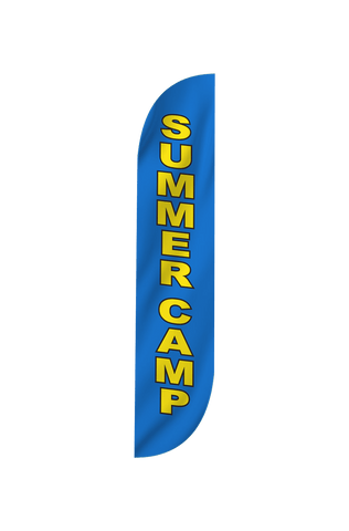Summer Camp Feather Flag Blue
