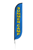 Image of Summer Camp Feather Flag Blue