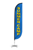 Image of Summer Camp Feather Flag Blue