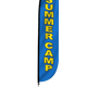 Summer Camp Feather Flag Blue