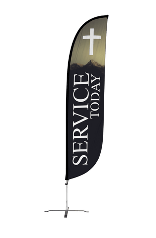 Service Today Feather Flag