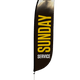 Sunday Service Feather Flag
