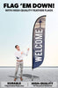 Image of Welcome Church Feather Flag