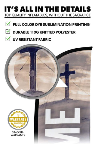 Welcome Church Feather Flag