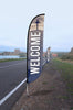 Image of Welcome Church Feather Flag