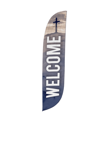 Welcome Church Feather Flag