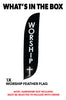 Image of Worship Feather Flag