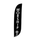 Image of Worship Feather Flag