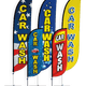 10 Foot Car Wash Air Dancer with Car Shape with Blower by Look Our Way