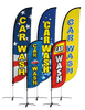Image of Car Wash Feather Flag