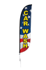 Image of Car Wash Feather Flag