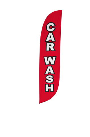 Car Wash Feather Flag