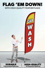 10 Foot Car Wash Air Dancer with Car Shape with Blower by Look Our Way