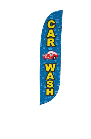 Car Wash Feather Flag