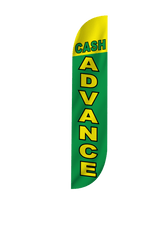 Cash Advance Feather Flag