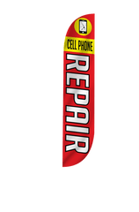 Cell Phone Repair Feather Flag