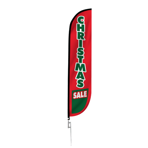 Christmas Sale Feather Flag