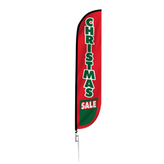 Christmas Sale Feather Flag