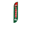 Image of Christmas Trees Feather Flag