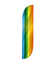 Rainbow Feather Flag