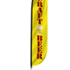 Craft Beer Feather Flag Yellow