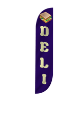 Deli Feather Flag Blue