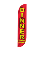 Dinner Special Feather Flag