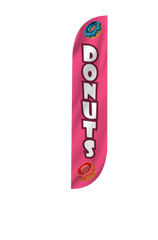 Donuts Feather Flag
