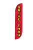 Image of Drive-Thru Feather Flag Red