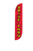 Image of Drive-Thru Feather Flag Red