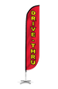 Image of Drive-Thru Feather Flag Red